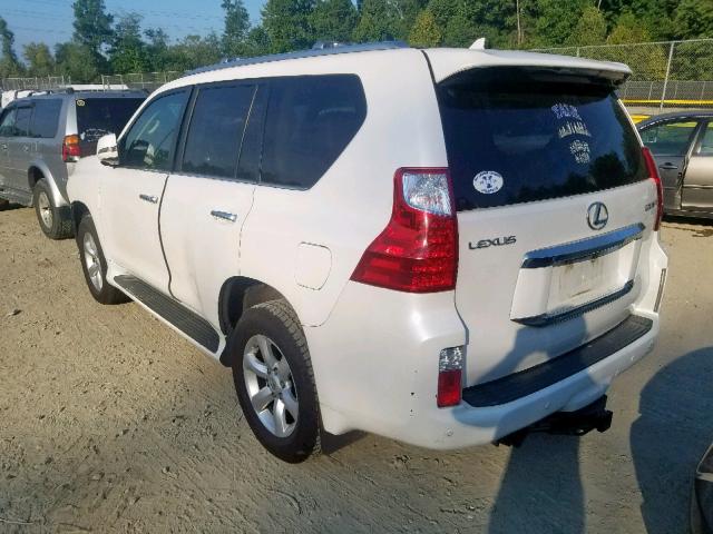 JTJBM7FX8A5001361 - 2010 LEXUS GX WHITE photo 3