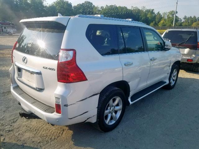 JTJBM7FX8A5001361 - 2010 LEXUS GX WHITE photo 4