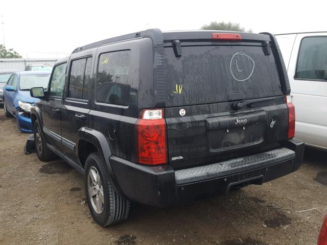 1J8HH48K38C190968 - 2008 JEEP COMMANDER 黑色 照片 3