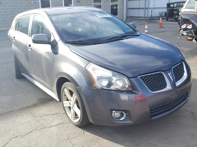 5Y2SP6E05AZ402142 - 2010 PONTIAC VIBE GRAY photo 1