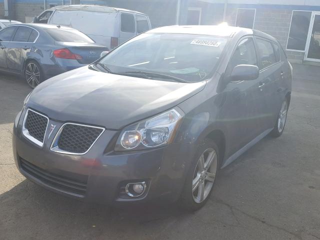 5Y2SP6E05AZ402142 - 2010 PONTIAC VIBE GRAY photo 2