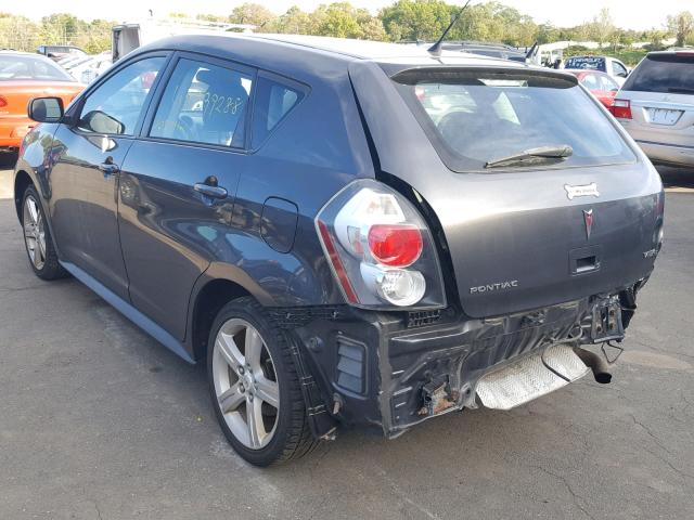 5Y2SP6E05AZ402142 - 2010 PONTIAC VIBE GRAY photo 3