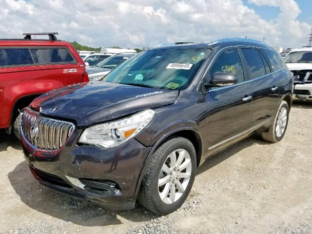 5GAKRCKD8HJ251002 - 2017 BUICK ENCLAVE BLACK photo 2