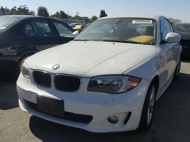 WBAUP9C53DVS94735 - 2013 BMW 128 I WHITE photo 2