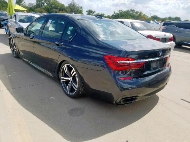 WBA7F0C55JGM23795 - 2018 BMW 750 I GRAY photo 3