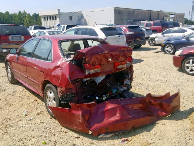 1HGCG16541A077498 - 2001 HONDA ACCORD EX RED photo 3