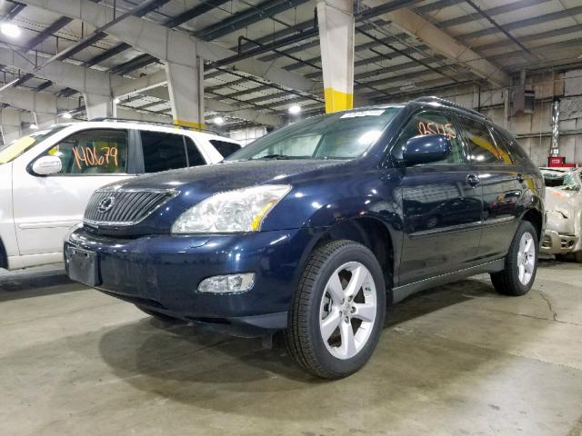 2T2HK31U57C023754 - 2007 LEXUS RX 350 BLUE photo 2