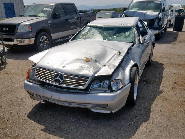 WDBFA68F1XF179528 - 1999 MERCEDES-BENZ SL 500 SILVER photo 2