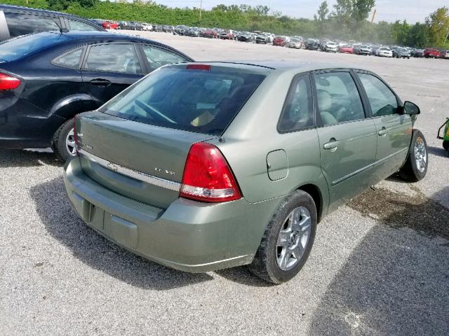 1G1ZT61826F188475 - 2006 CHEVROLET MALIBU MAX 绿色 照片 4