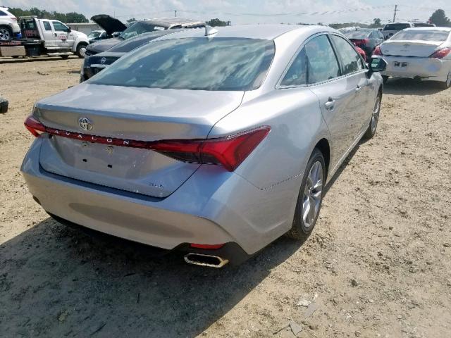 4T1BZ1FB0KU027171 - 2019 TOYOTA AVALON XLE SILVER photo 4
