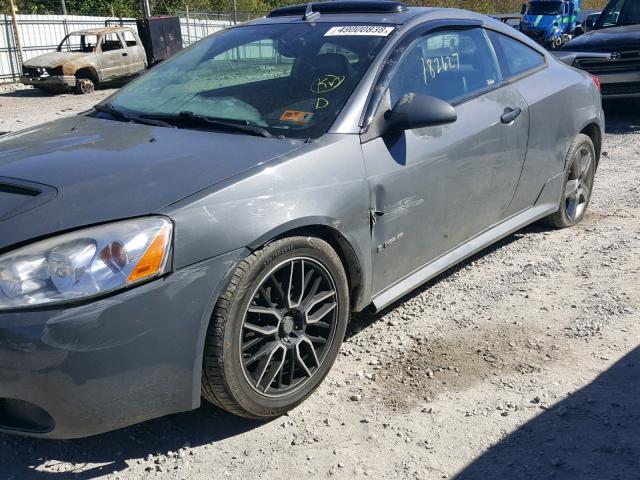 1G2ZM177984188045 - 2008 PONTIAC G6 GXP GRAY photo 9