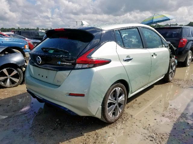 1N4AZ1CP4JC314457 - 2018 NISSAN LEAF S GREEN photo 4