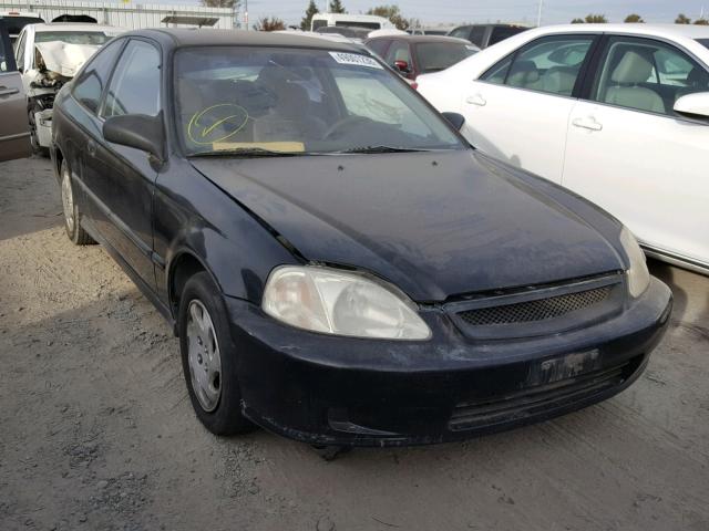 1HGEJ6223XL059672 - 1999 HONDA CIVIC DX BLACK photo 1