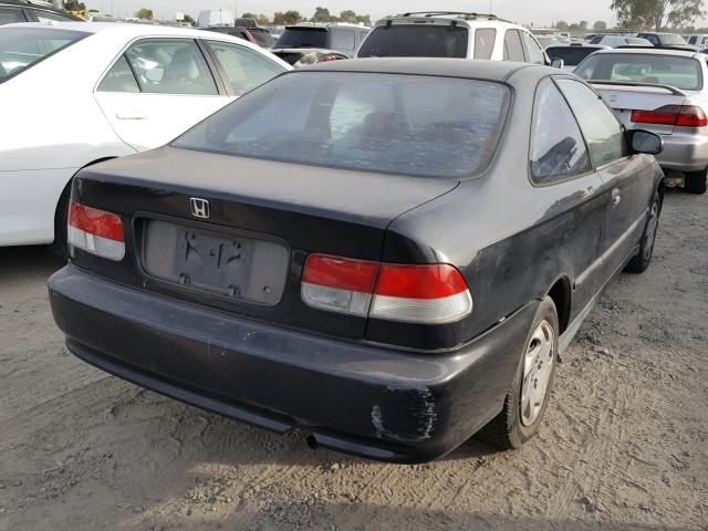 1HGEJ6223XL059672 - 1999 HONDA CIVIC DX BLACK photo 4