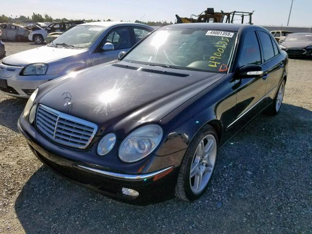 WDBUF56J36A803657 - 2006 MERCEDES-BENZ E 350 BLACK photo 2