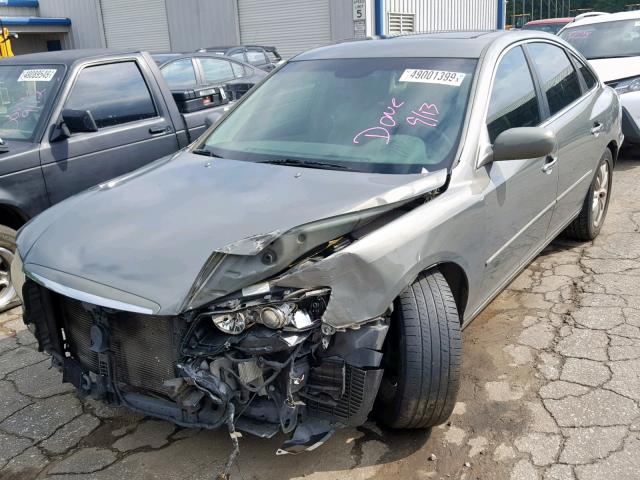 KMHFC46F37A213688 - 2007 HYUNDAI AZERA SE GREEN photo 2