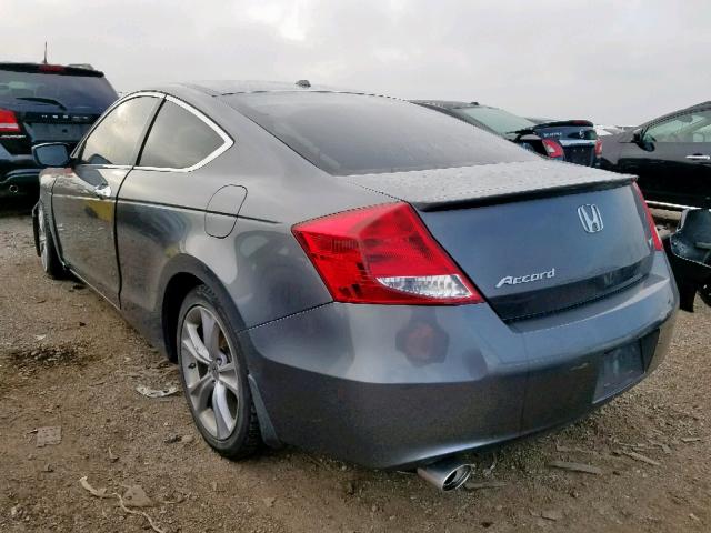 1HGCS2B87CA011082 - 2012 HONDA ACCORD EXL GRAY photo 3