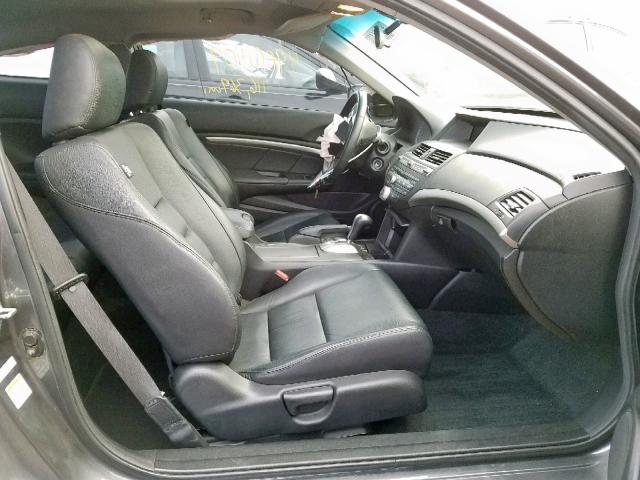 1HGCS2B87CA011082 - 2012 HONDA ACCORD EXL GRAY photo 5