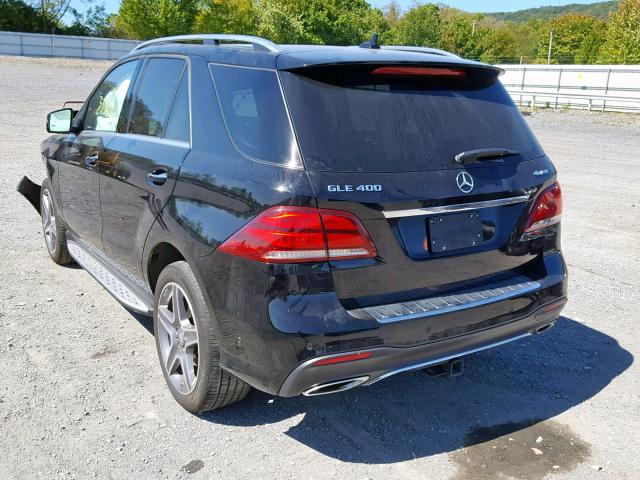 4JGDA5GB6HA864541 - 2017 MERCEDES-BENZ GLE 400 4M BLACK photo 3