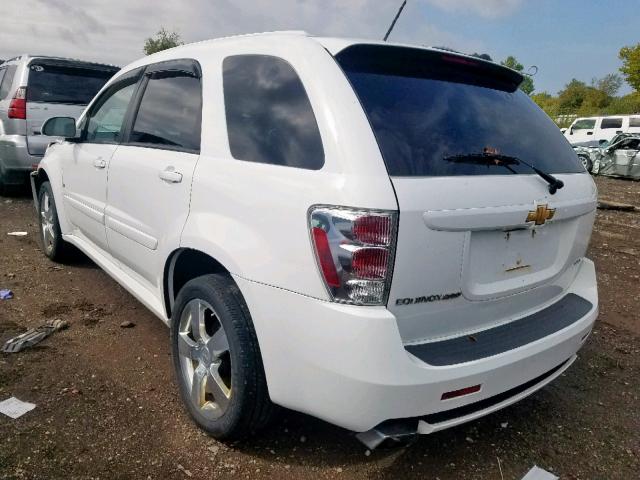 2CNDL037286075332 - 2008 CHEVROLET EQUINOX SP WHITE photo 3