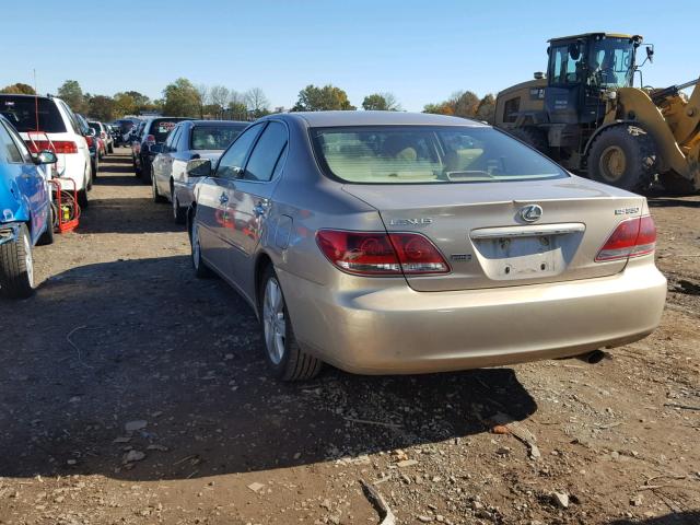 JTHBA30G465169615 - 2006 LEXUS ES 330 GOLD photo 3