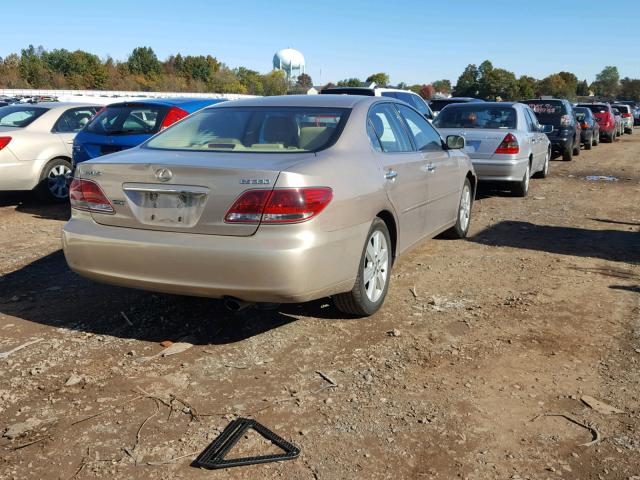 JTHBA30G465169615 - 2006 LEXUS ES 330 GOLD photo 4