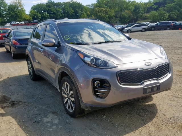 KNDPNCAC0K7556572 - 2019 KIA SPORTAGE E GRAY photo 1