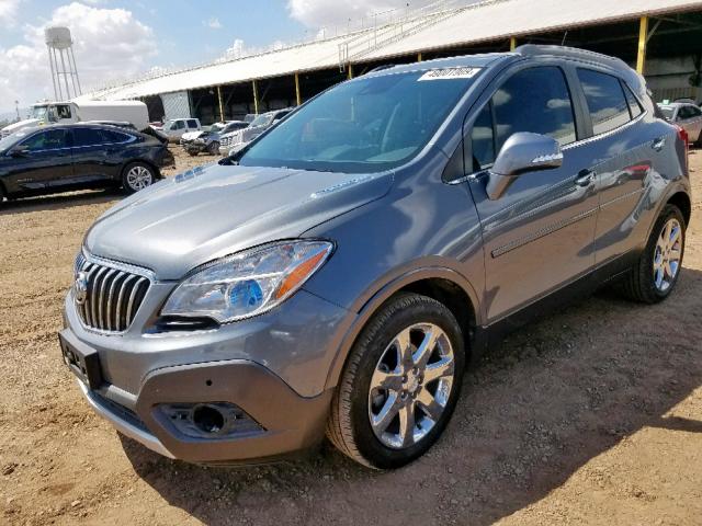 KL4CJDSB0EB628226 - 2014 BUICK ENCORE PRE GRAY photo 2