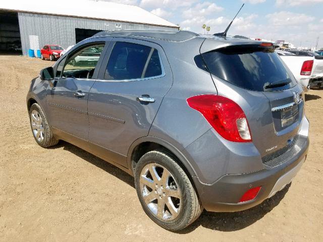 KL4CJDSB0EB628226 - 2014 BUICK ENCORE PRE GRAY photo 3