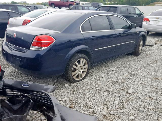 1G8ZS57NX7F206833 - 2007 SATURN AURA XE BLUE photo 4