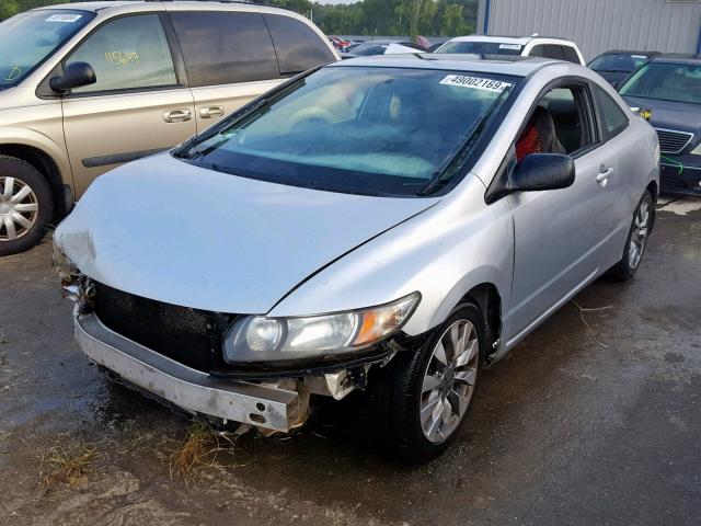 2HGFG12829H520600 - 2009 HONDA CIVIC EX SILVER photo 2