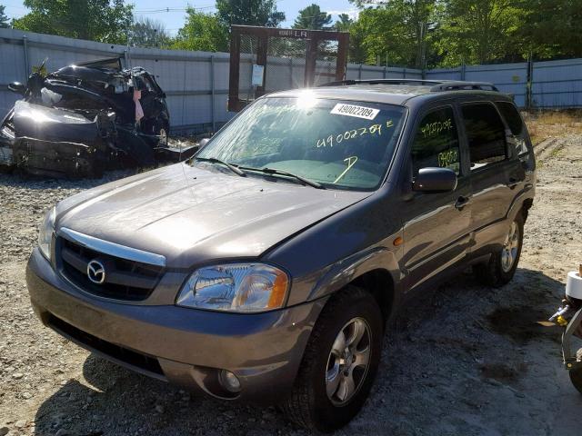 4F2YZ94173KM27474 - 2003 MAZDA TRIBUTE LX GRAY photo 2