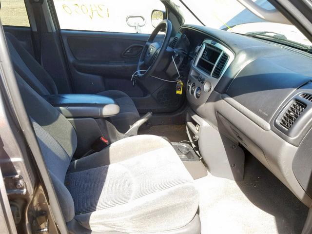 4F2YZ94173KM27474 - 2003 MAZDA TRIBUTE LX GRAY photo 5