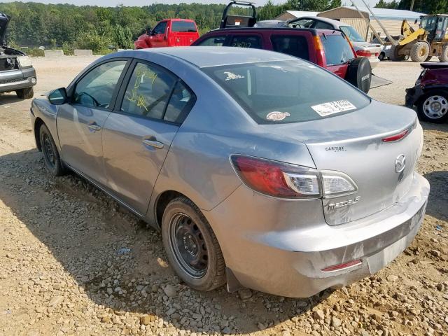 JM1BL1TF9D1808546 - 2013 MAZDA 3 I GRAY photo 3