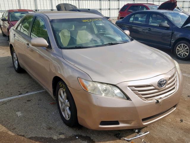 4T1BE46K57U605186 - 2007 TOYOTA CAMRY NEW GOLD photo 1