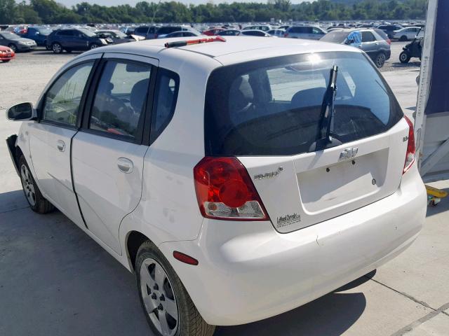 KL1TD666X8B226554 - 2008 CHEVROLET AVEO BASE თეთრი ფოტო 3