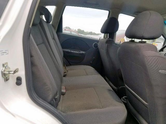 KL1TD666X8B226554 - 2008 CHEVROLET AVEO BASE თეთრი ფოტო 6