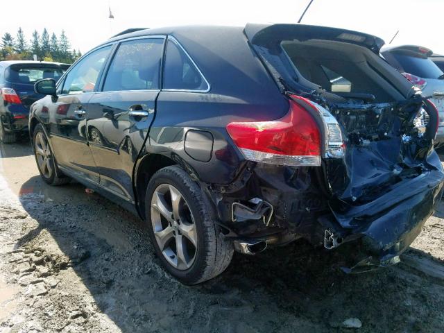 4T3BK3BB5BU051964 - 2011 TOYOTA VENZA BLACK photo 3