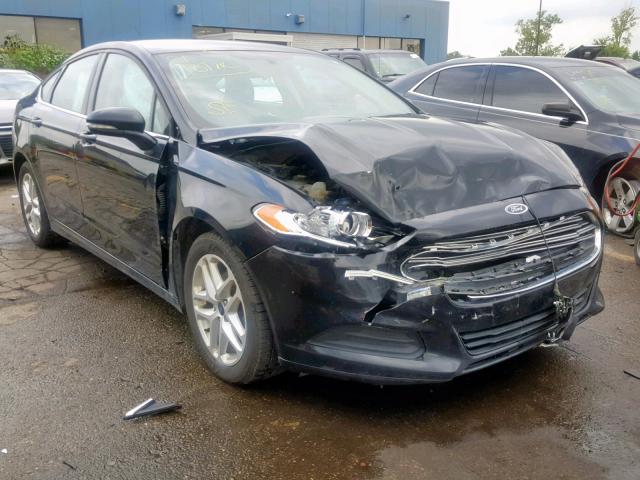 1FA6P0H79G5102892 - 2016 FORD FUSION SE BLACK photo 1