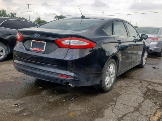 1FA6P0H79G5102892 - 2016 FORD FUSION SE BLACK photo 4