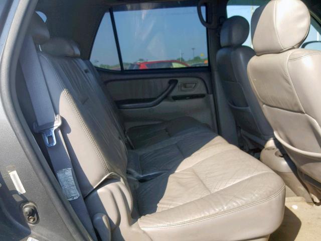 5TDBT48A34S220756 - 2004 TOYOTA SEQUOIA LI GRAY photo 6