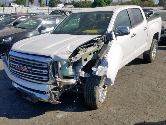 1GTG5CE3XF1189893 - 2015 GMC CANYON SLT WHITE photo 2