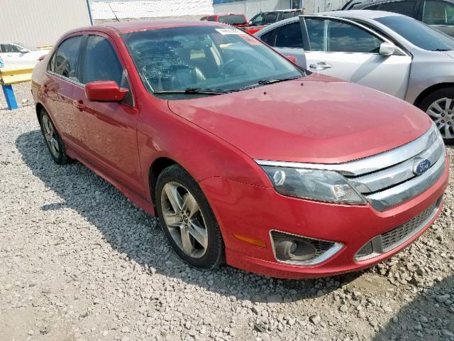 3FAHP0KC8AR349145 - 2010 FORD FUSION SPO RED photo 1