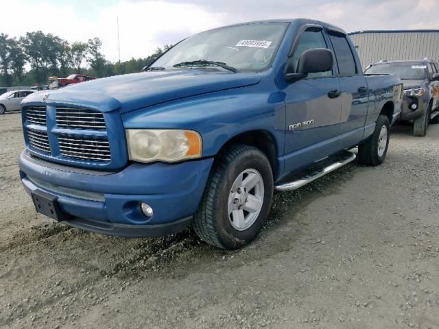 1D7HA18N33J521840 - 2003 DODGE RAM 1500 S BLUE photo 2