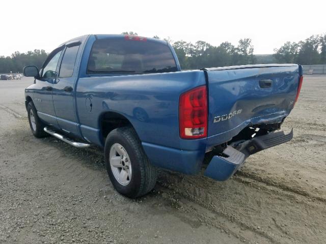 1D7HA18N33J521840 - 2003 DODGE RAM 1500 S BLUE photo 3