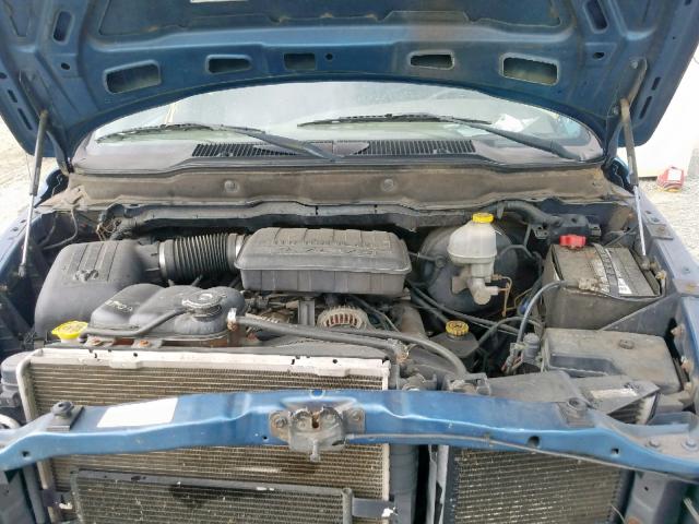 1D7HA18N33J521840 - 2003 DODGE RAM 1500 S BLUE photo 7