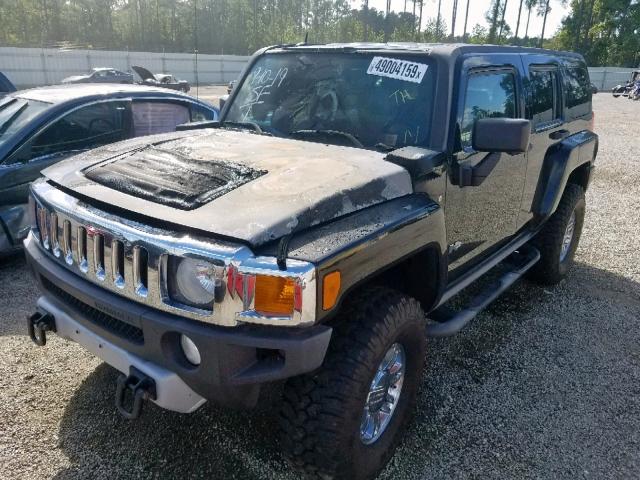 5GTEN13L988128438 - 2008 HUMMER H3 ALPHA BLACK photo 2