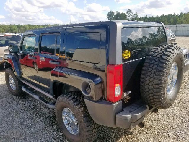 5GTEN13L988128438 - 2008 HUMMER H3 ALPHA BLACK photo 3