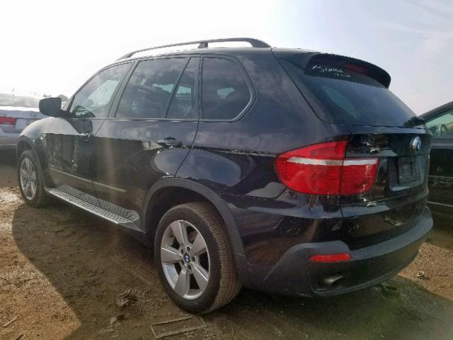 5UXFE43539L038942 - 2009 BMW X5 XDRIVE3 BLACK photo 3