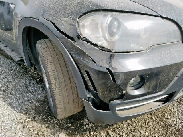 5UXFE43539L038942 - 2009 BMW X5 XDRIVE3 BLACK photo 9